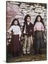 The Three Children Jacinta Francisco and Lucia Who Saw the Vision of Fatima in Portugal-null-Stretched Canvas