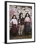 The Three Children Jacinta Francisco and Lucia Who Saw the Vision of Fatima in Portugal-null-Framed Photographic Print