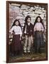 The Three Children Jacinta Francisco and Lucia Who Saw the Vision of Fatima in Portugal-null-Framed Photographic Print