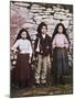 The Three Children Jacinta Francisco and Lucia Who Saw the Vision of Fatima in Portugal-null-Mounted Photographic Print