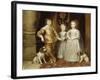 The Three Children of Charles I, 1635-Sir Anthony Van Dyck-Framed Giclee Print