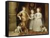 The Three Children of Charles I, 1635-Sir Anthony Van Dyck-Framed Stretched Canvas