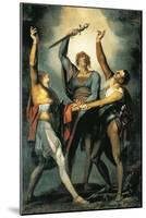 The Three Confederates During the Rutli Oath, 1780-Henry Fuseli-Mounted Giclee Print