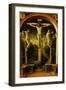 The Three Crosses, 1456-Vincenzo Foppa-Framed Giclee Print