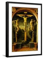 The Three Crosses, 1456-Vincenzo Foppa-Framed Giclee Print