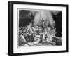 The Three Crosses, 1653 (Drypoint)-Rembrandt van Rijn-Framed Giclee Print