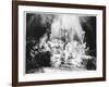 The Three Crosses, 1653 (Drypoint)-Rembrandt van Rijn-Framed Giclee Print