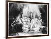 The Three Crosses, 1653 (Drypoint)-Rembrandt van Rijn-Framed Giclee Print