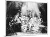 The Three Crosses, 1653 (Drypoint)-Rembrandt van Rijn-Mounted Giclee Print