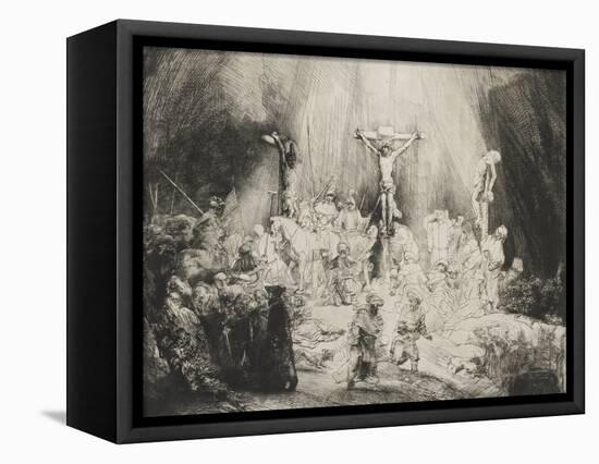 The Three Crosses, 1653-Rembrandt van Rijn-Framed Stretched Canvas