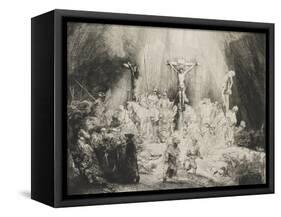 The Three Crosses, 1653-Rembrandt van Rijn-Framed Stretched Canvas