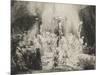 The Three Crosses, 1653-Rembrandt van Rijn-Mounted Giclee Print