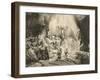 The Three Crosses, 1653-Rembrandt van Rijn-Framed Giclee Print