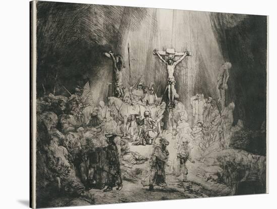 The Three Crosses, C. 1653-Rembrandt van Rijn-Stretched Canvas