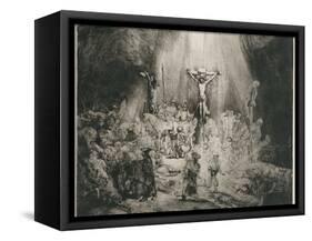 The Three Crosses, C. 1653-Rembrandt van Rijn-Framed Stretched Canvas