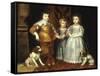 The Three Eldest Children of Charles I-Sir Anthony Van Dyck-Framed Stretched Canvas