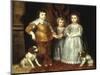 The Three Eldest Children of Charles I-Sir Anthony Van Dyck-Mounted Giclee Print