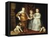 The Three Eldest Children of Charles I-Sir Anthony Van Dyck-Framed Stretched Canvas