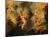 The Three Fates Spinning the Destiny of Marie De Medicis, Triumph of Truth-Peter Paul Rubens-Mounted Giclee Print