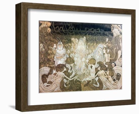 The Three Fiancees-Jan Theodore Toorop-Framed Giclee Print