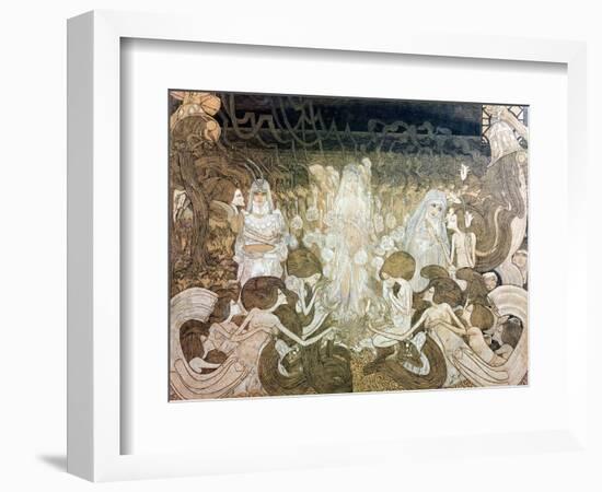 The Three Fiancees-Jan Theodore Toorop-Framed Giclee Print