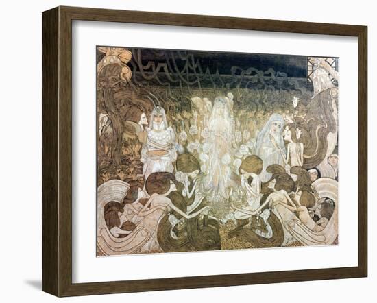 The Three Fiancees-Jan Theodore Toorop-Framed Giclee Print