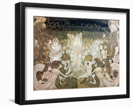 The Three Fiancees-Jan Theodore Toorop-Framed Giclee Print