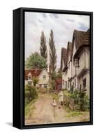 The Three Gables, Kersey, Suffolk-Alfred Robert Quinton-Framed Stretched Canvas