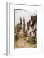 The Three Gables, Kersey, Suffolk-Alfred Robert Quinton-Framed Giclee Print