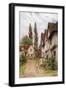 The Three Gables, Kersey, Suffolk-Alfred Robert Quinton-Framed Giclee Print