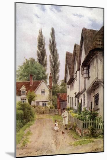The Three Gables, Kersey, Suffolk-Alfred Robert Quinton-Mounted Giclee Print