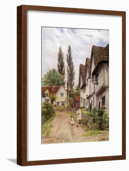 The Three Gables, Kersey, Suffolk-Alfred Robert Quinton-Framed Giclee Print