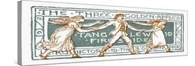 The Three Golden Apples-Walter Crane-Stretched Canvas