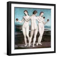 The Three Graces, 1504-1505-Raphael-Framed Premium Giclee Print