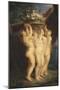 The Three Graces, 1620-1625-Peter Paul Rubens-Mounted Giclee Print