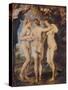 'The Three Graces', 1639-Peter Paul Rubens-Stretched Canvas