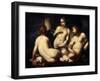 The Three Graces, 1650S-Sebastiano Mazzoni-Framed Giclee Print