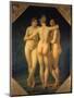 The Three Graces, 1793-Jean-Baptiste Regnault-Mounted Giclee Print