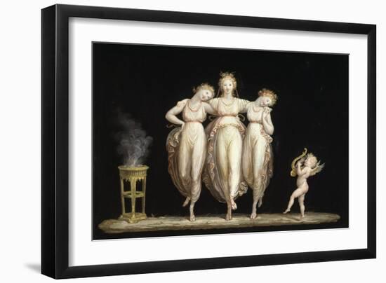 The Three Graces, 1798-1799-Antonio Canova-Framed Giclee Print