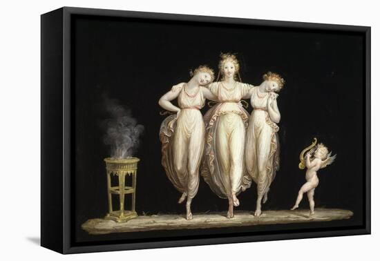 The Three Graces, 1798-1799-Antonio Canova-Framed Stretched Canvas