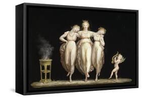 The Three Graces, 1798-1799-Antonio Canova-Framed Stretched Canvas