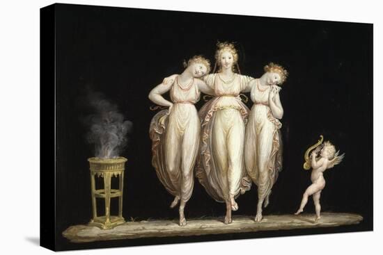 The Three Graces, 1798-1799-Antonio Canova-Stretched Canvas