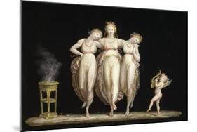 The Three Graces, 1798-1799-Antonio Canova-Mounted Giclee Print