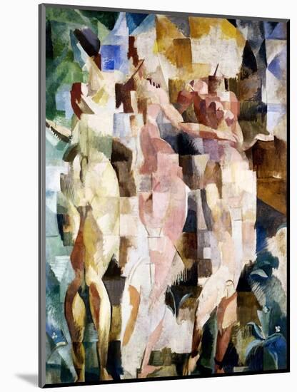 The Three Graces, 1912-Robert Delaunay-Mounted Giclee Print