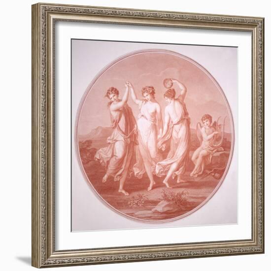 The Three Graces and Cupid, C1775-C1792-Gavrila Ivanovitch Scorodomoff-Framed Giclee Print