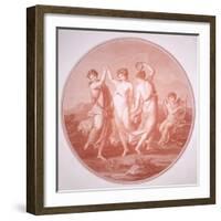 The Three Graces and Cupid, C1775-C1792-Gavrila Ivanovitch Scorodomoff-Framed Giclee Print