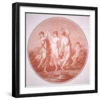 The Three Graces and Cupid, C1775-C1792-Gavrila Ivanovitch Scorodomoff-Framed Giclee Print