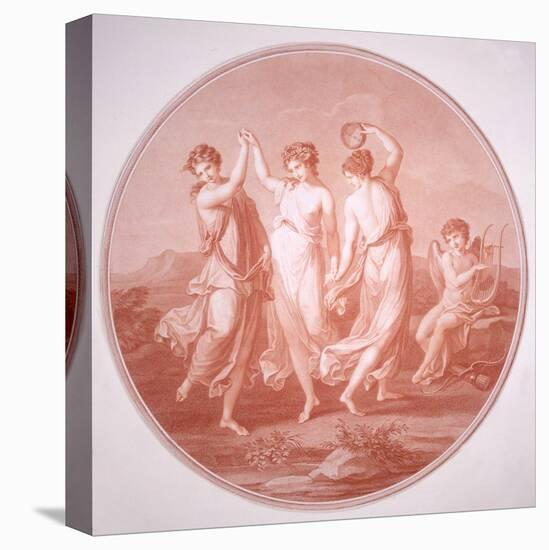 The Three Graces and Cupid, C1775-C1792-Gavrila Ivanovitch Scorodomoff-Stretched Canvas