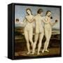 The Three Graces, C. 1502-3-Raffael-Framed Stretched Canvas