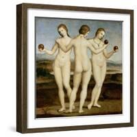 The Three Graces, C. 1502-3-Raffael-Framed Giclee Print